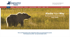 Desktop Screenshot of knightlytours.com